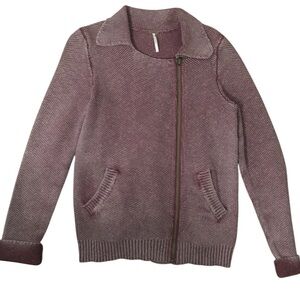 Free People zip from sweater